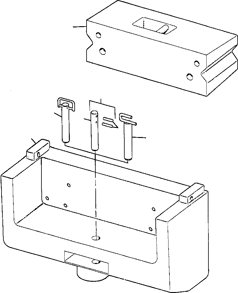 WEIGHT, COUNTER - 603lbs 944 982 C3 KOMATSU