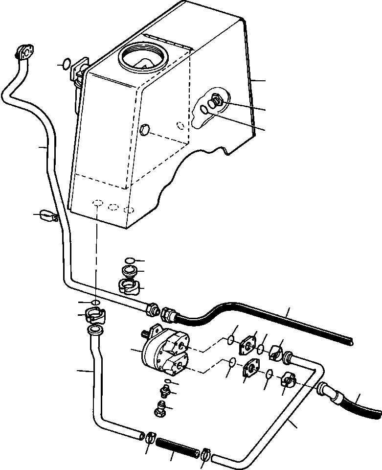 MAIN HYDRAULIC PUMP (TYRONE) 1125 107 C91 KOMATSU