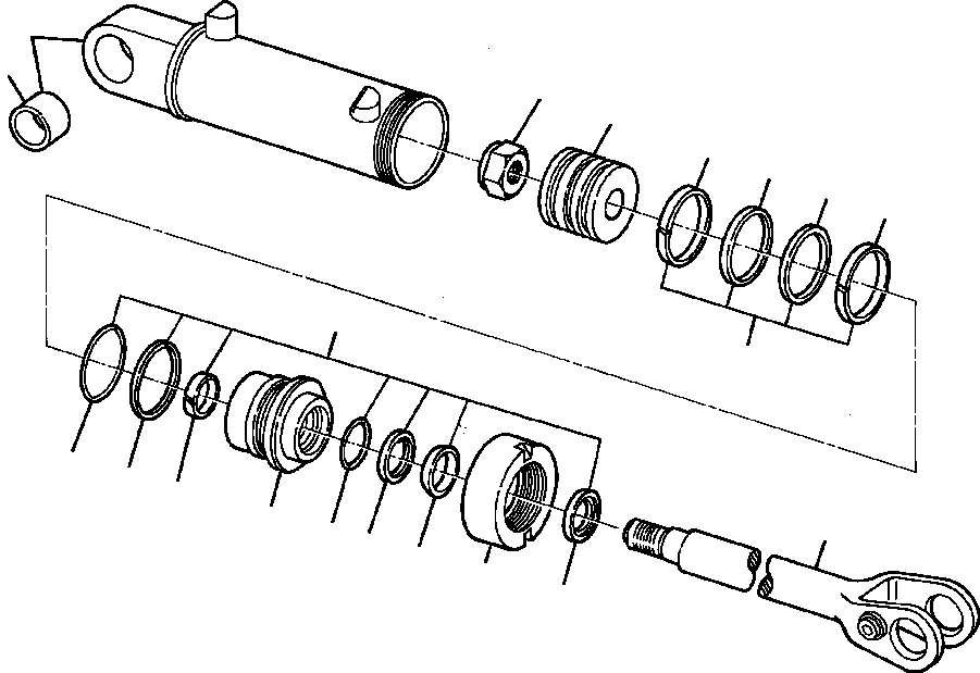 PISTON, CYLINDER 1108 334 C1 KOMATSU