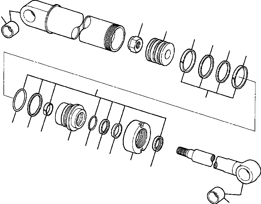CYLINDER, M/P BUCKET (SEE PG 10-108) 1124 064 C92 KOMATSU