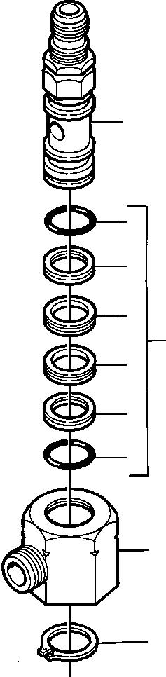 ELBOW ASSEMBLY, SWIVEL 1108 002 C1 KOMATSU
