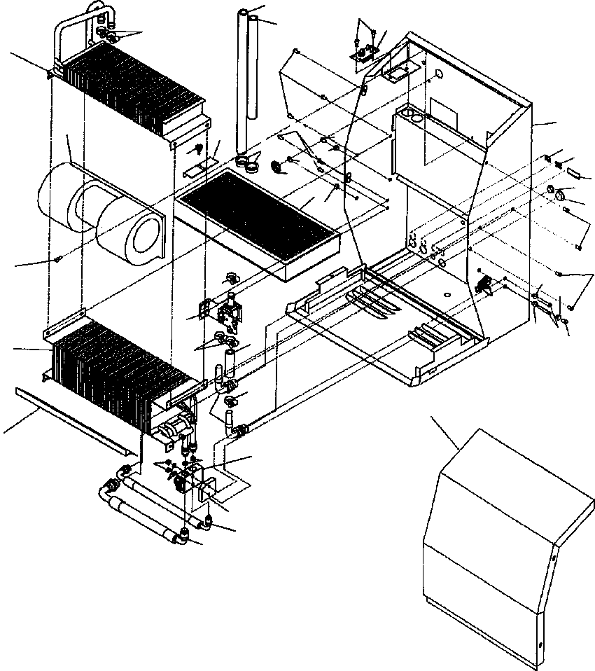 HOUSING, MAIN 1306 348 H1 KOMATSU