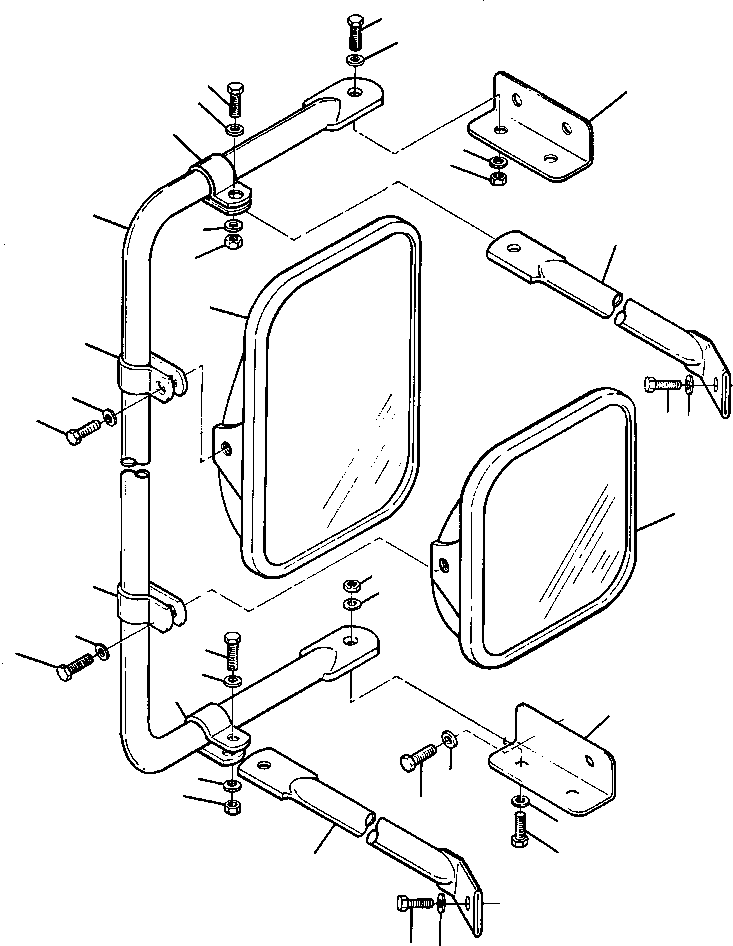 ANGLE, MOUNTING - L.H 1122 294 C2 KOMATSU
