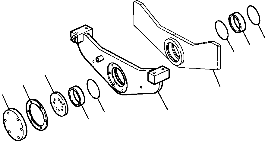 CAP, TRUNNION 934 438 C2 KOMATSU