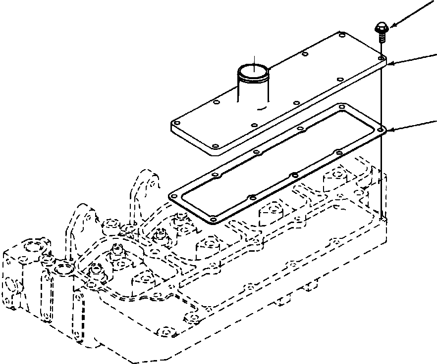 COVER, INTAKE MANIFOLD 1294 763 H1 KOMATSU