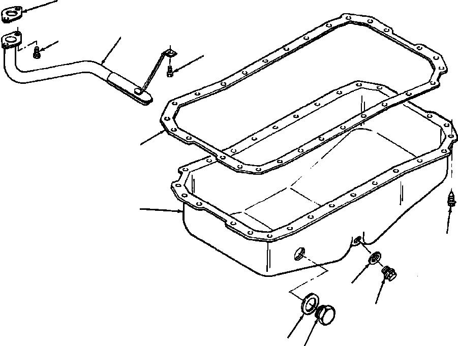 PLUG, OIL PAN DRAIN 1277 892 H1 KOMATSU