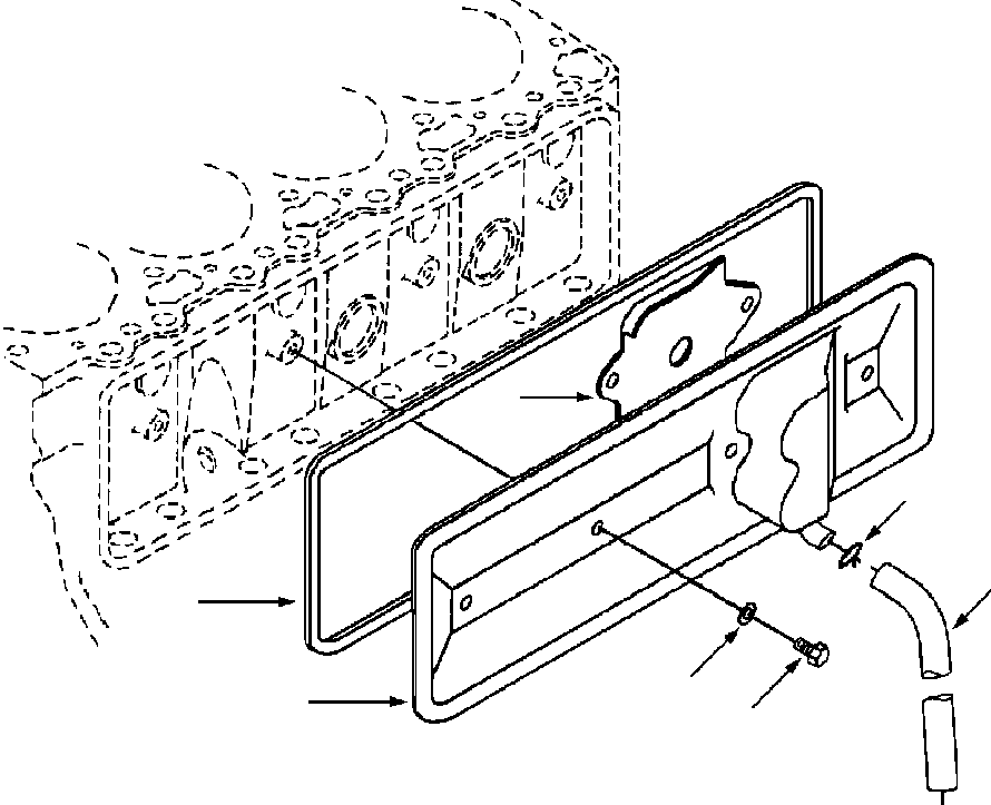 GASKET, CAM FOLLOWER COVER 1240 667 H2 KOMATSU