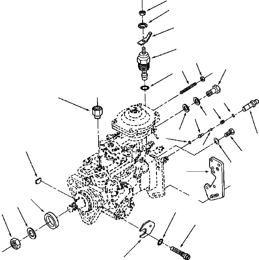 PUMP, FUEL INJECTION BOSCH 1296 632 H91 KOMATSU