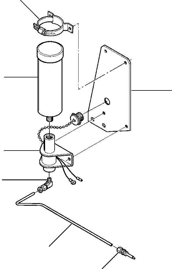 NOZZLE, ETHER INJECTOR ATOMIZER 418-01-A1640 KOMATSU