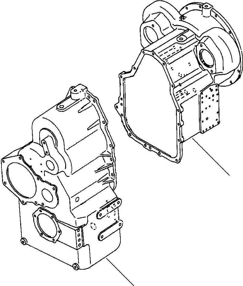 Коробка передач в сборе 416-15-11040 KOMATSU