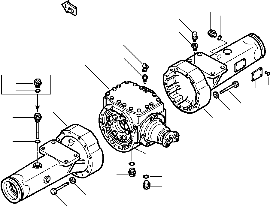 HOUSING,L.H. 417-22-13223 KOMATSU