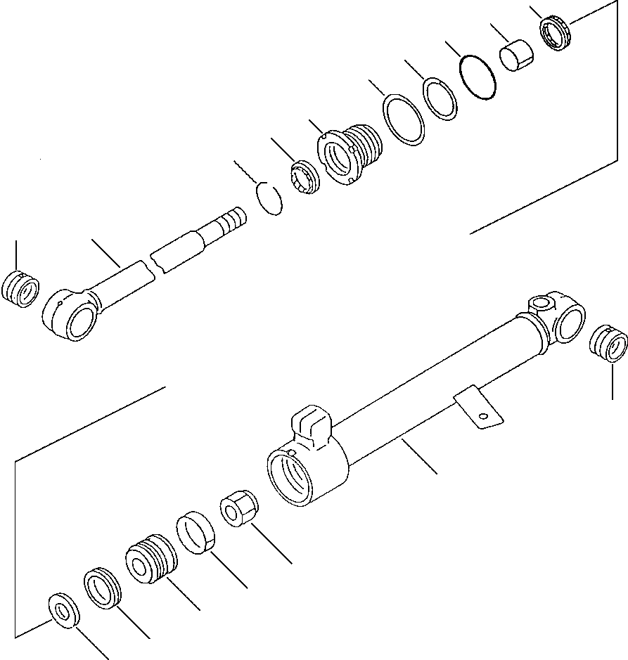 CYLINDER,L.H. 707-11-60331 KOMATSU