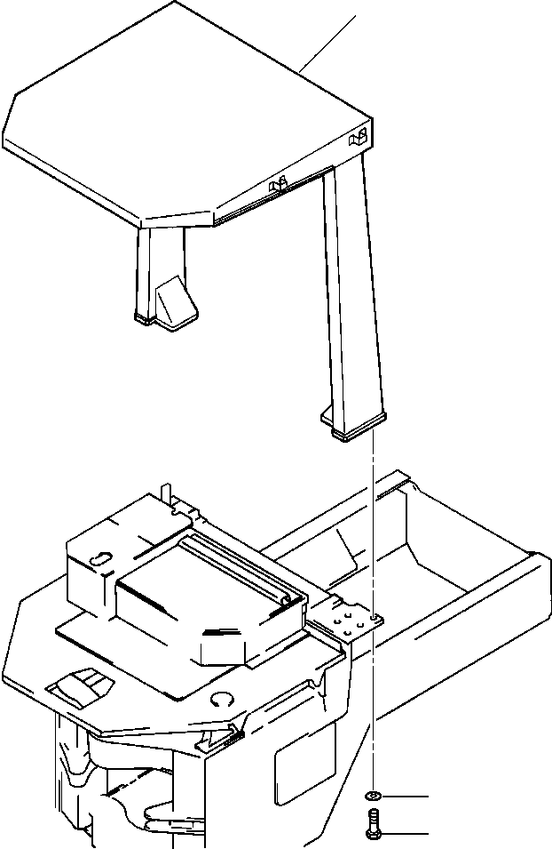 CANOPY, ROPS 417-54-A1110 KOMATSU