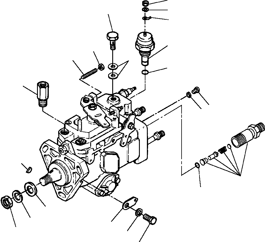 Уплотнение вала 1241 732 H1 KOMATSU