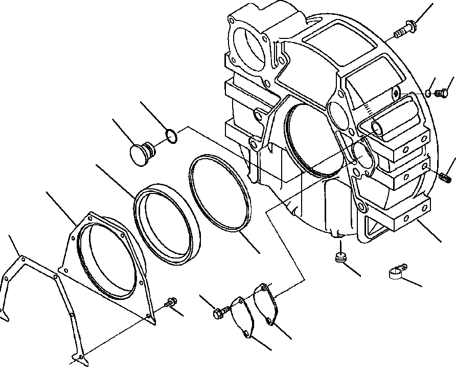 Сальник 1262 849 H2 KOMATSU