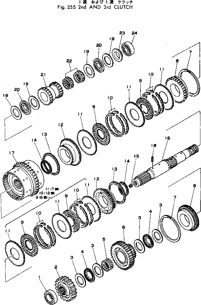 GEAR¤ 40 TEETH,2ND 381-941313-2 KOMATSU