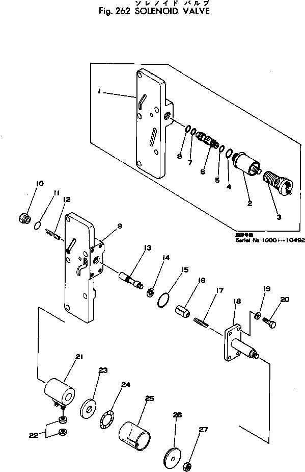 VALVE ASS'Y,SOLENOID 385-10211311 KOMATSU