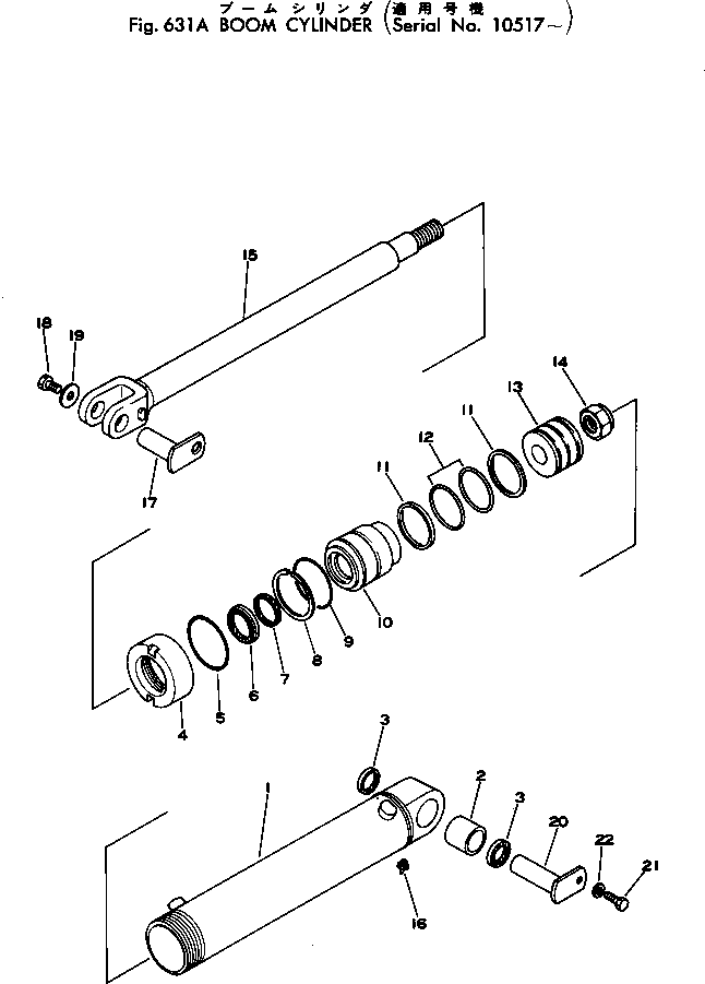 Уплотнение штока 385-11225941 KOMATSU