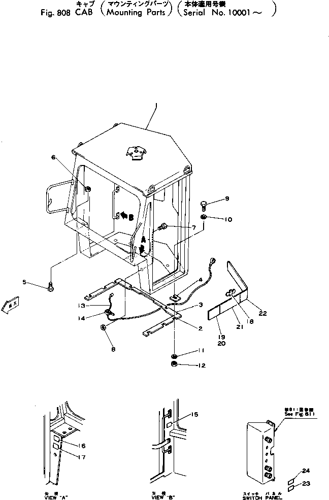 CAB KIT 385-10083602 KOMATSU