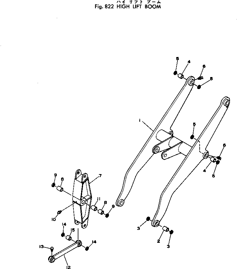 HIGH LIFT BOOM KIT 385-10170861 KOMATSU
