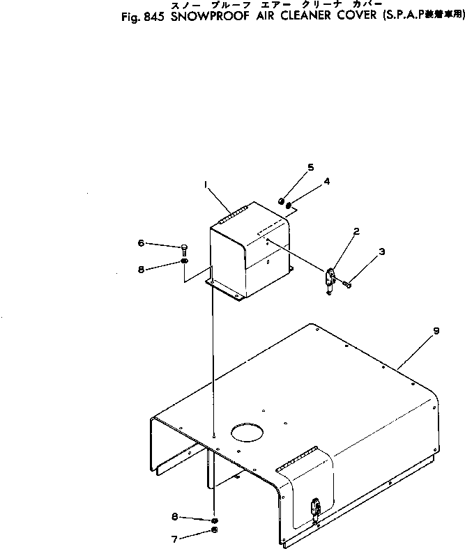 AIR CLEANER KIT,SNOW PROOF 385-10168441 KOMATSU