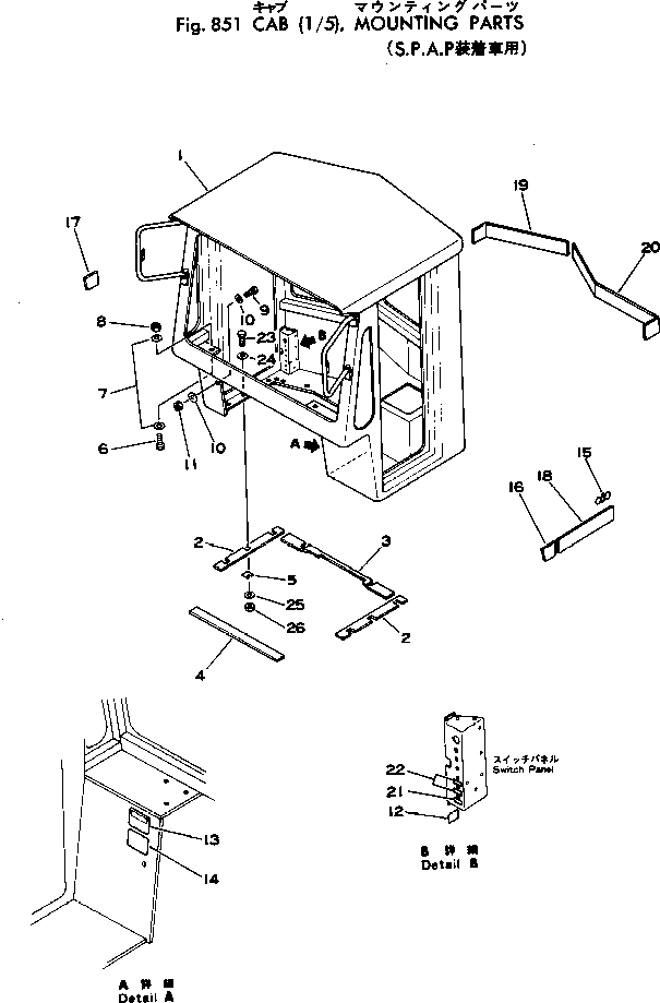 CAB KIT 385-10092901 KOMATSU