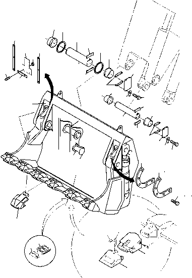 Клин 655 384 40 KOMATSU
