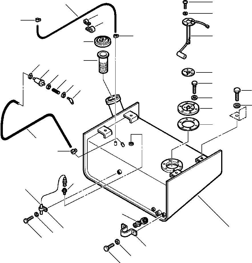 TANK ASSEMBLY, FUEL 417-04-A1010 KOMATSU