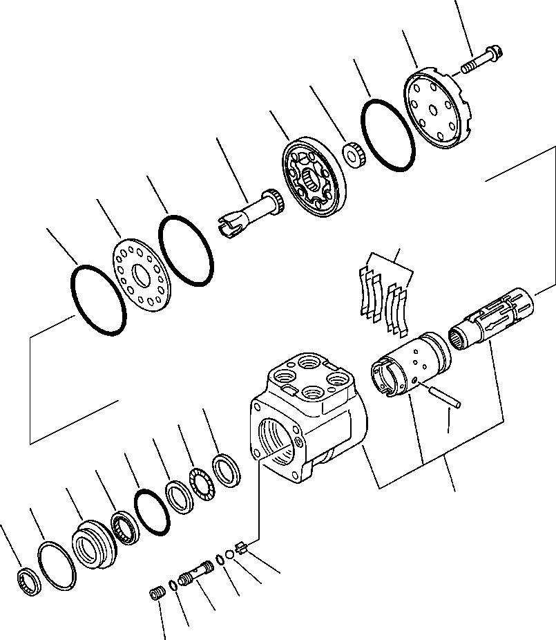 SERVICE KIT,STEERING VALVE 417-64-15500 KOMATSU