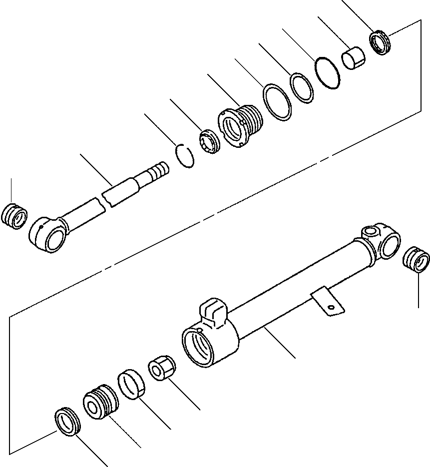 CYLINDER, R.H 707-11-70460 KOMATSU