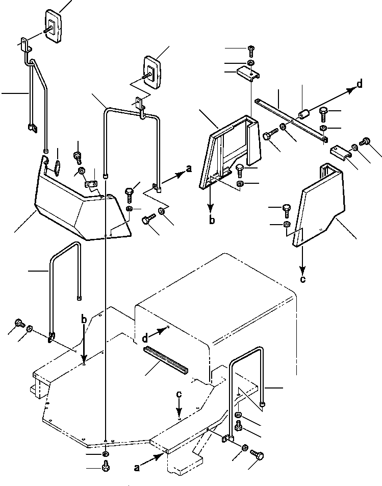 ROD, FRONT 417-54-A1780 KOMATSU