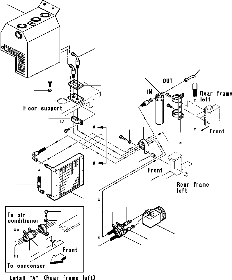 DRYER ASSEMBLY 416-963-A170 KOMATSU