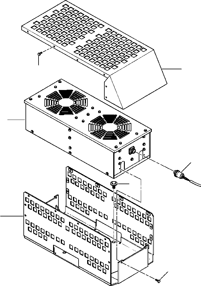COVER, CONDENSER 417-963-A360 KOMATSU