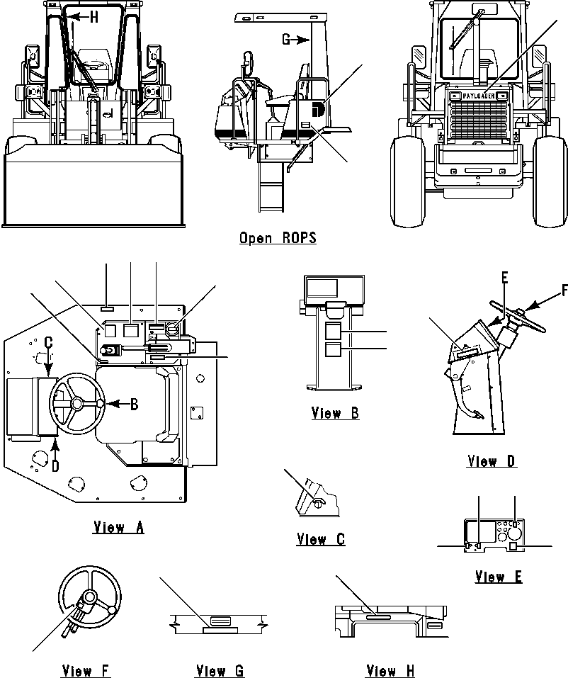 SERVICE CHART 417-93-A1290 KOMATSU