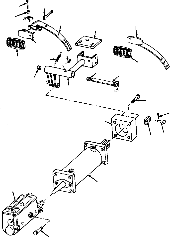 ARM, BRAKE 1128 303 C2 KOMATSU
