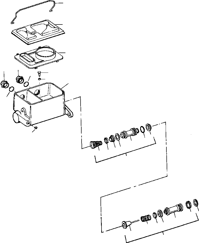 PISTON ASSEMBLY, SECONDARY 1128 728 C1 KOMATSU