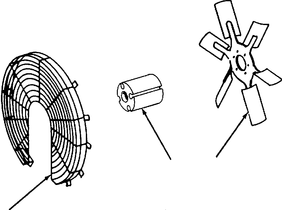 FAN, ENGINE (BLOWER) 1237 280 H1 KOMATSU