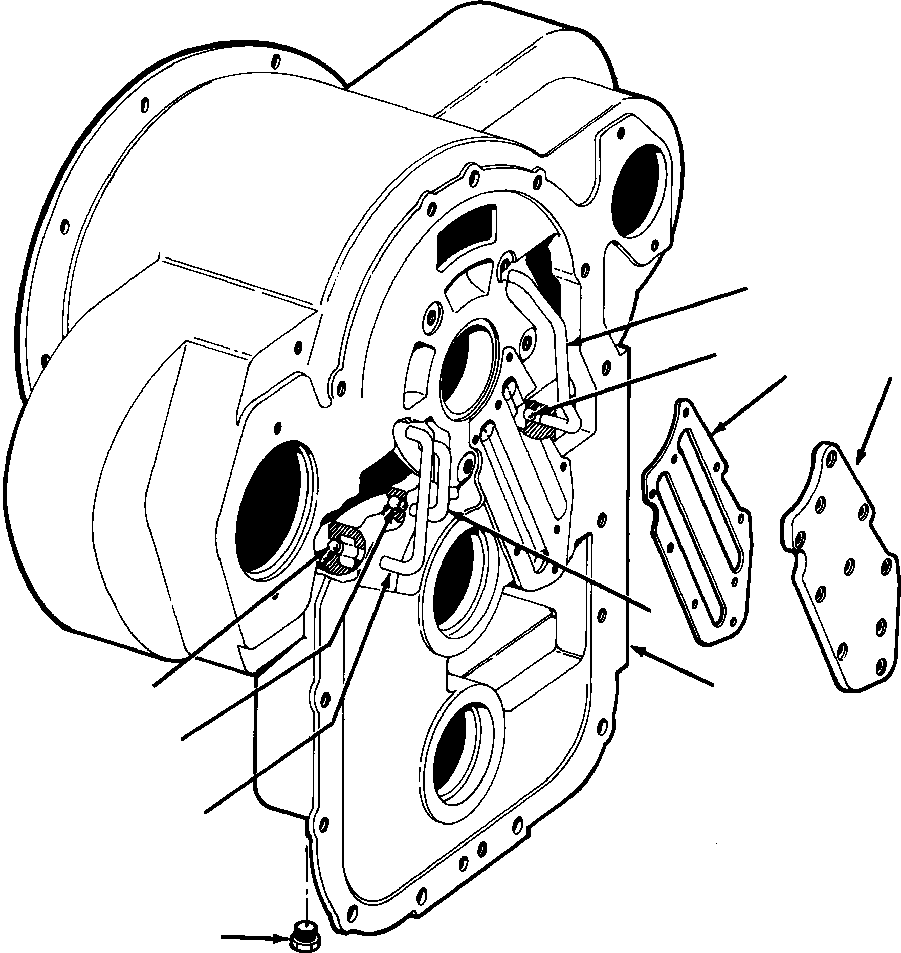 HOUSING ASSEMBLY, TORQUE CONVERTER 1112 037 C92 KOMATSU