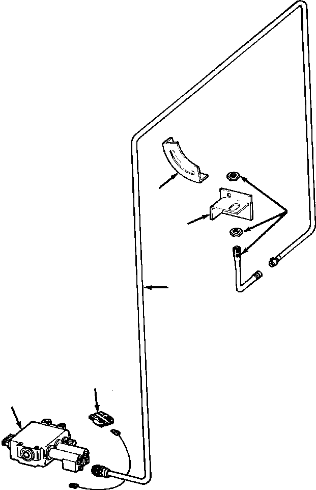 PLATE, SENSOR 1124 288 C1 KOMATSU