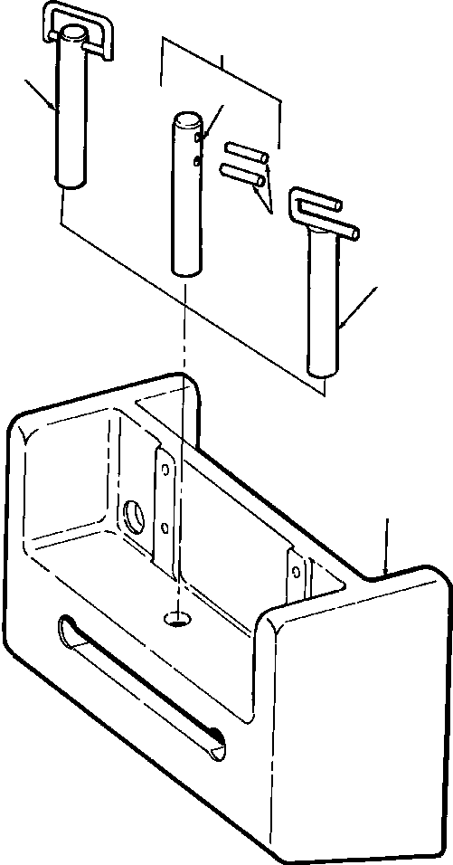 COUNTERWEIGHT (520C) 1127 370 C1 KOMATSU