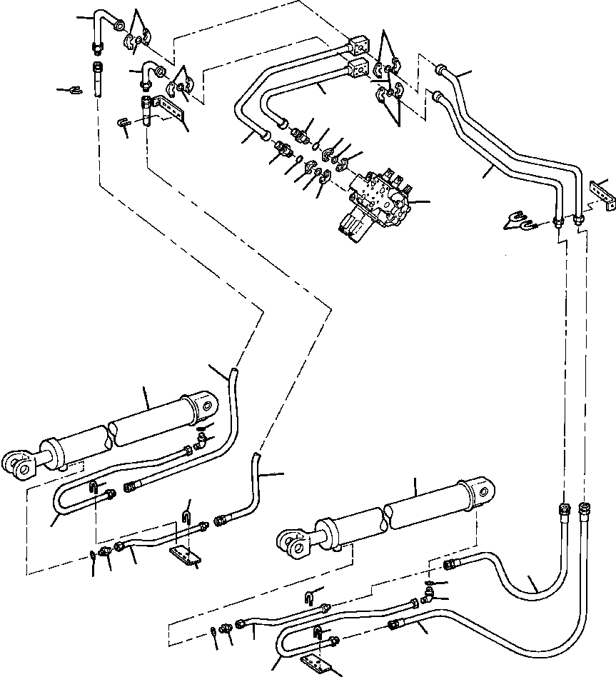 TUBE, L.H. CYLINDER 1126 409 C1 KOMATSU