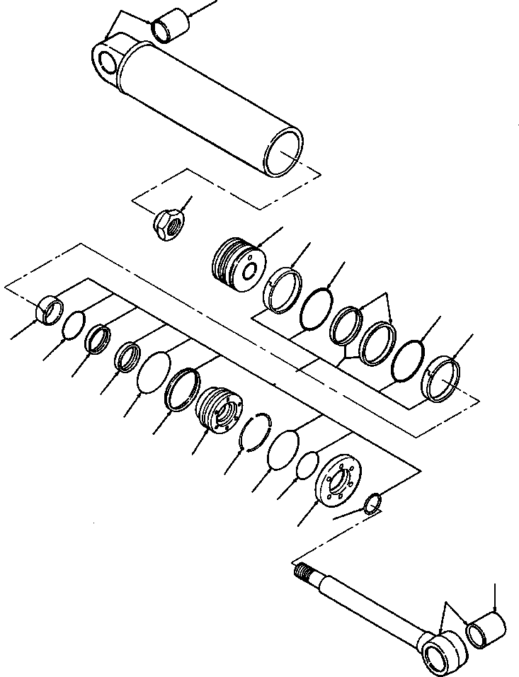 REPAIR KIT, STEERING CYLINDER 1124 760 C94 KOMATSU