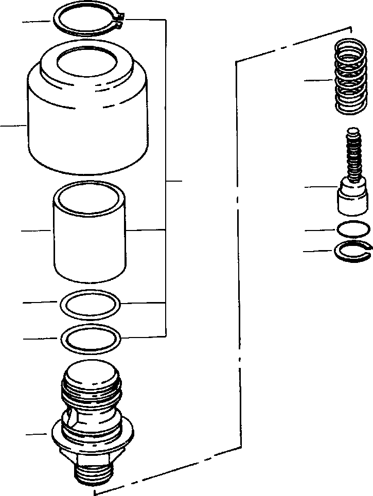 VALVE ASSEMBLY, VACUUM PRESSURE RELIEF 985 272 C91 KOMATSU