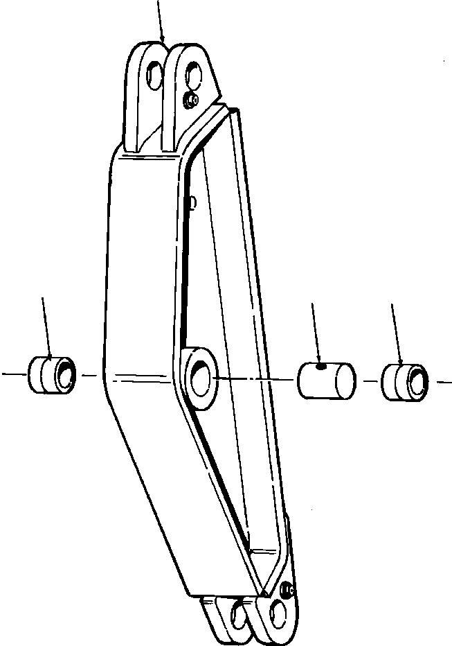 BELLCRANK ASSEMBLY 1306 100 H91 KOMATSU