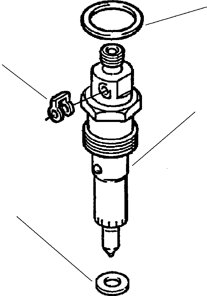 INJECTOR (7mm TIP) 1295 545 H1 KOMATSU