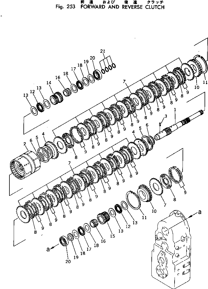 CLUTCH ASS'Y,FORWARD AND REVERSE 385-11122671 KOMATSU