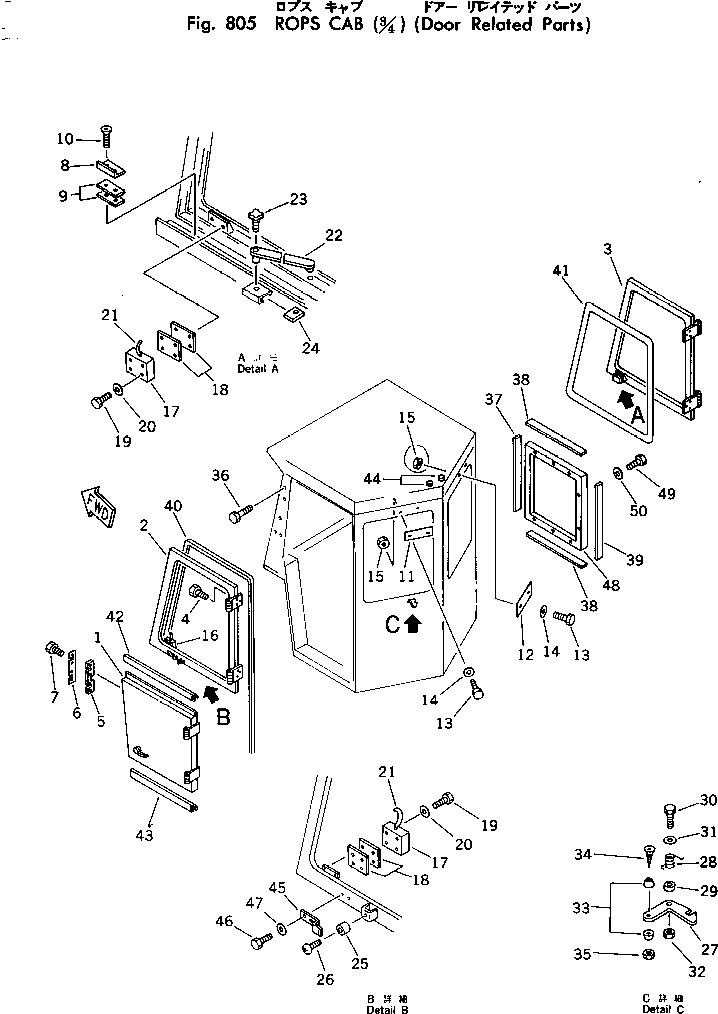 WINDOW,R.H. 385-11259622 KOMATSU