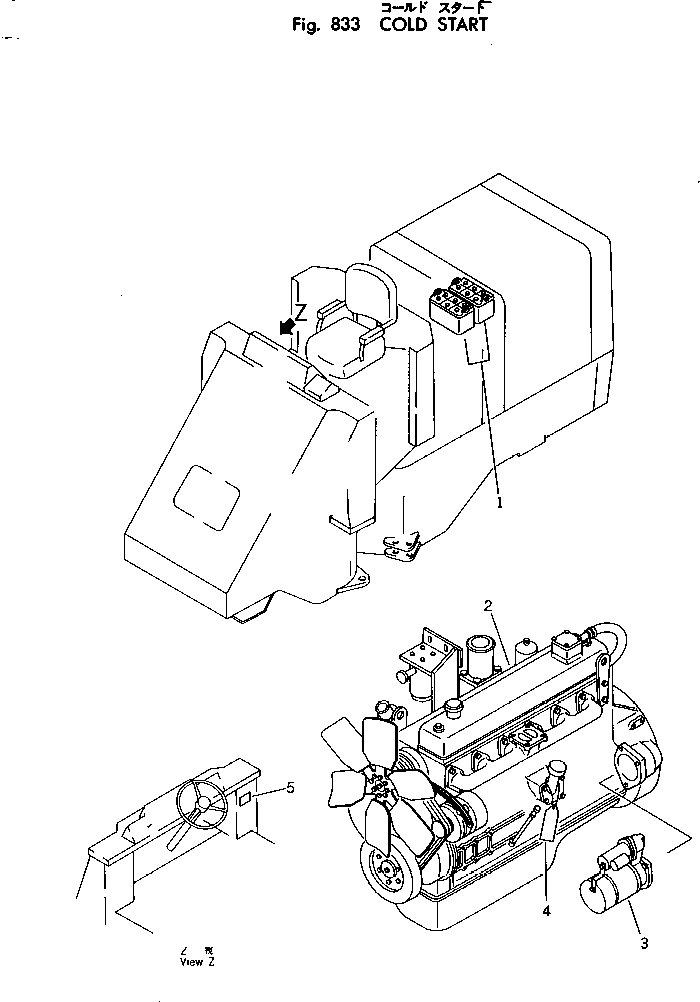 COLD START KIT,(-30ßC) 385-10313601 KOMATSU