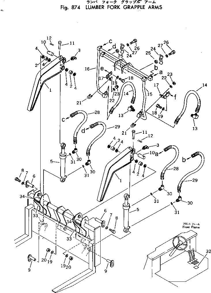 GRAPPLE ARM KIT 385-10319261 KOMATSU