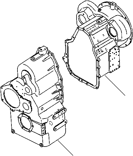 Коробка передач в сборе 418-15-11050 KOMATSU